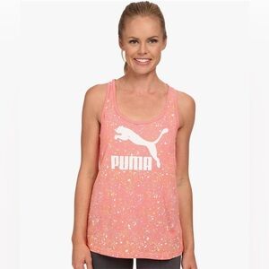 Puma workout tank top. Coral color size Small